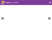 Tablet Screenshot of calibrecandidates.com